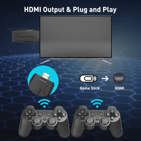 Oxygen Shop™ 4K Video Game Console Wireless Controller Gamepad