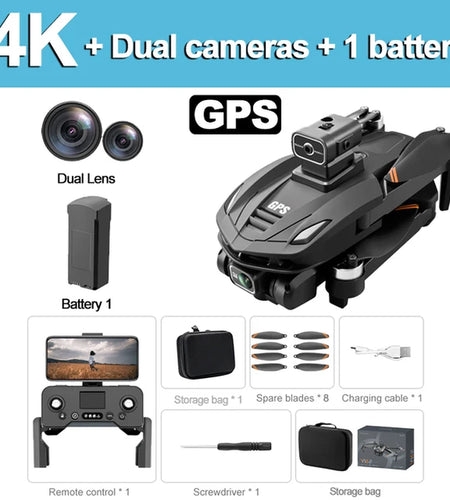 For Xiaomi V168 Drone 8K 5G GPS Professional HD Aerial Photography Dual-Camera Omnidirectional Obstacle Avoidance Drone Original