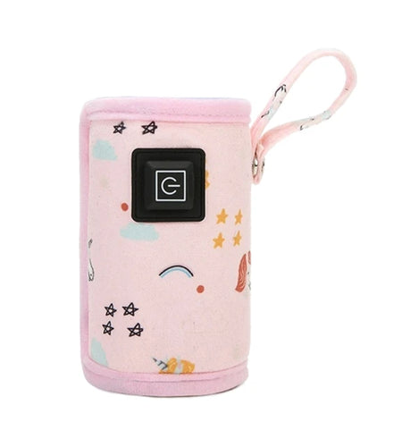 USB Milk Bottle Warmer Infant Bottle Portable Heat Keeper Formula Milk Travel Heating Sleeve for Baby Nursing Bottles