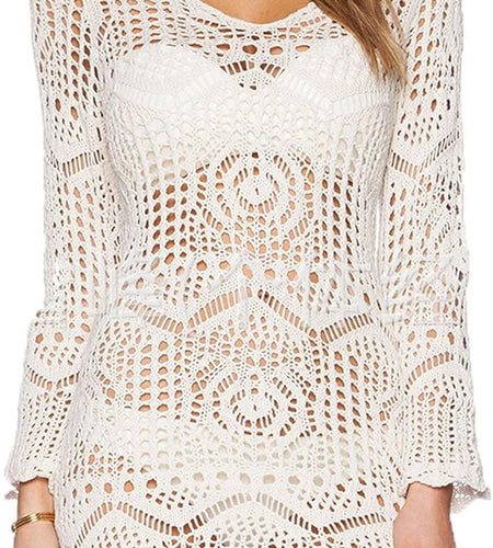 Beach Tops Sexy Perspective Cover Dresses Bikini Cover-Ups Net Coverups