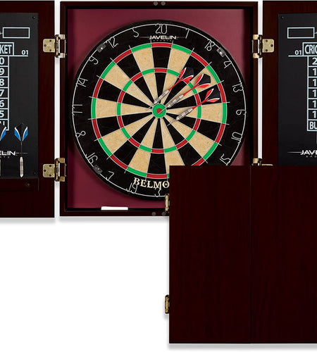 Bristle Dartboard and Cabinet Sets- Features Easy Assembly - Complete with All Accessories