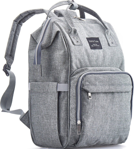 Diaper Bag Backpack – Multi-Function Baby Bag, Maternity Nappy Bags for Travel, Large Capacity, Waterproof, Durable & Stylish for Woman and Men, Gray