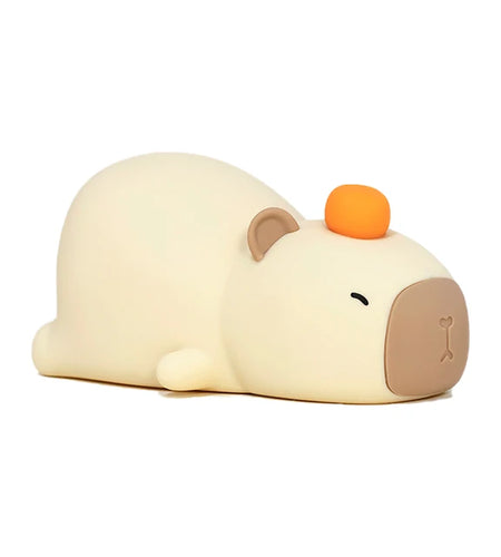 Capybara Silicone Night Light Cute Panda Rechargeable Adjustable Brightness Timing Rechargeable Sleep Nightlights for Kids Room