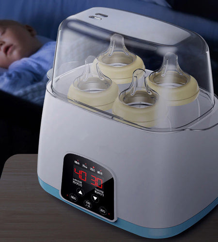 Baby Bottle Sterilizer 6 in 1 Multi Function Automatic Intelligent Thermostat Baby Milk Bottle Disinfection Baby Bottle Warmer