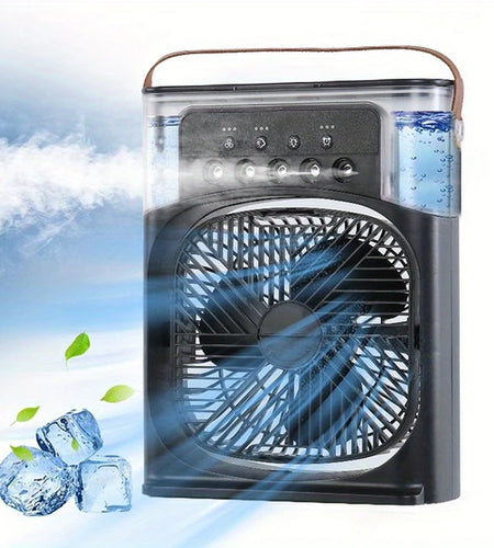 Portable Air Conditioner Fan Household Small Air Cooler Humidifier Hydrocooling Fan Portable Air Adjustment for Office 3 Speed