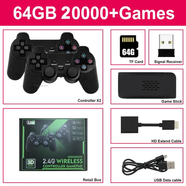 Oxygen Shop™ 4K Video Game Console Wireless Controller Gamepad