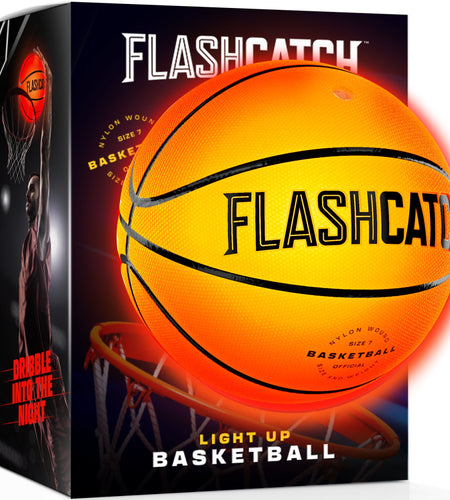 Light up Basketball - Glow in the Dark Basketball - NO 7 - Sports Gifts for Boys & Girls 8-12+ Year Old - Kids & Teens Gift Ideas - Cool Boy Toys Glowing Ball Night Activity