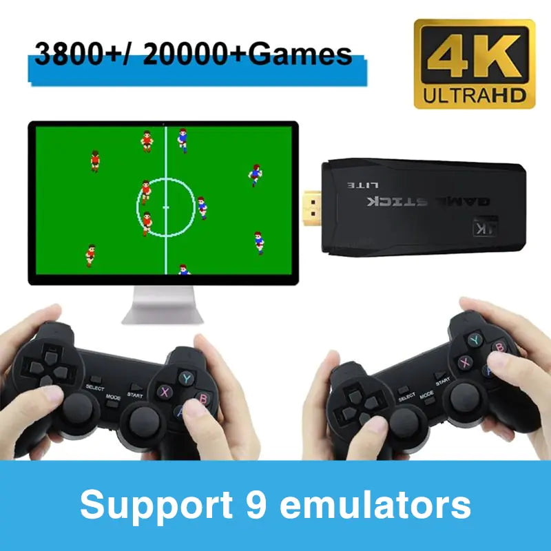 Oxygen Shop™ 4K Video Game Console Wireless Controller Gamepad