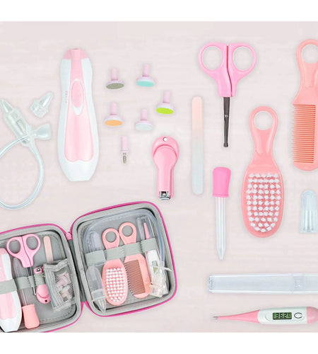 18-In-1 Baby Health Care and Grooming Kit, Electric Infant Nail Trimmer Set, Baby Nail Filer and Baby Nail Clippers