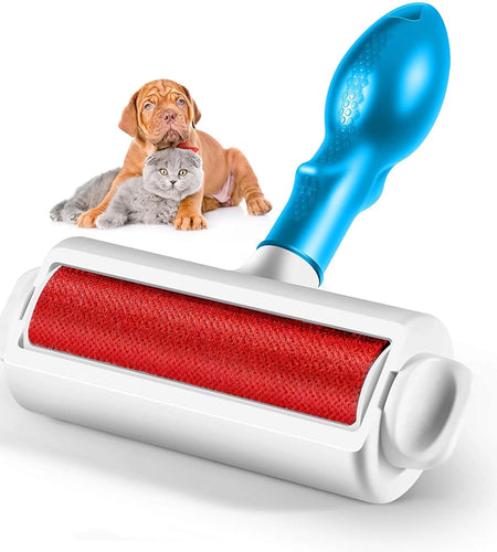 Pet Hair Cleaner Reusable Cat & Dog Hair Remover for Furniture Couch Carpet Car Seats Resolve Pet Hair, Gray/White Random