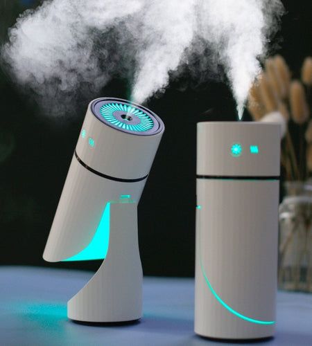 260ML Wireless Air Humidifier USB Aromatherapy Diffuser 1000Mah Rechargeable Battery Ultrasonic Cool Mist Maker Quiet Fogger