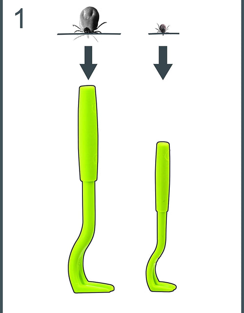 Load image into Gallery viewer, 00100-PR Single, Purple, One Set Tick Remover Small and Large
