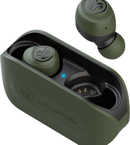 Go Air True Wireless Bluetooth Earbuds + Charging Case | Green | Dual Connect | IP44 Sweat Resistance | Bluetooth 5.0 Connection | 3 EQ Sound Settings:  Signature, Balanced, Bass Boost