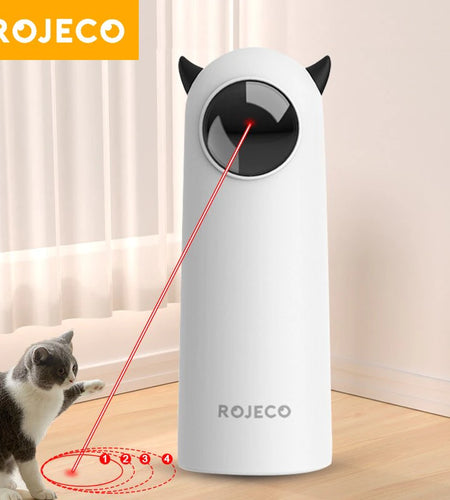 Automatic Cat Toys Interactive Smart Teasing Pet LED Laser Indoor Cat Toy Accessories Handheld Electronic Cat Toy for Dog