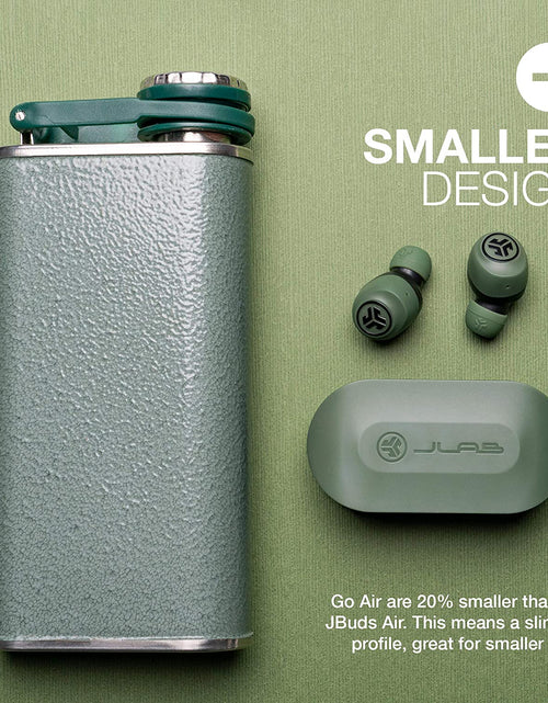 Load image into Gallery viewer, Go Air True Wireless Bluetooth Earbuds + Charging Case | Green | Dual Connect | IP44 Sweat Resistance | Bluetooth 5.0 Connection | 3 EQ Sound Settings:  Signature, Balanced, Bass Boost
