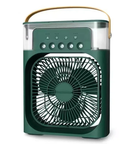 Portable Humidifier Fan Air Conditioner Household Small Air Cooler Hydrocooling Portable Air Adjustment for Office 3 Speed Fan