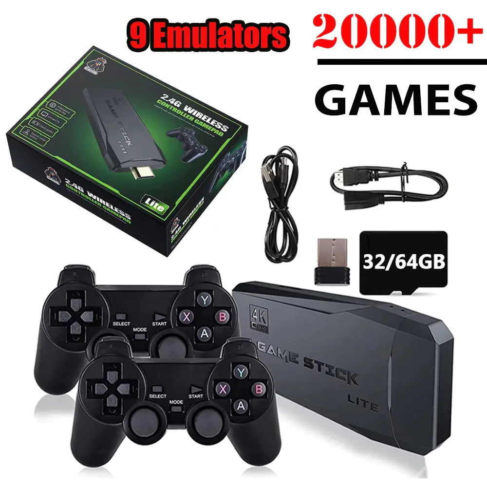 Oxygen Shop™ 4K Video Game Console Wireless Controller Gamepad