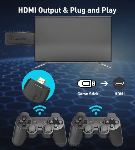 Oxygen Shop™ 4K Video Game Console Wireless Controller Gamepad